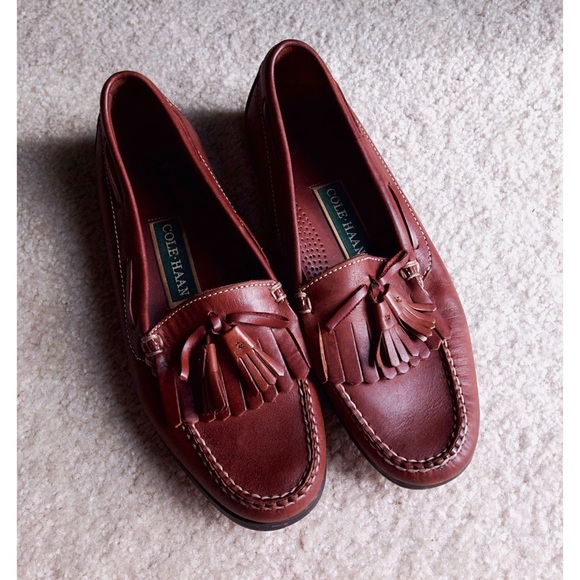 Cole Haan Other - Cole Haan Men's Brown Leather Tassel Loafers 9D